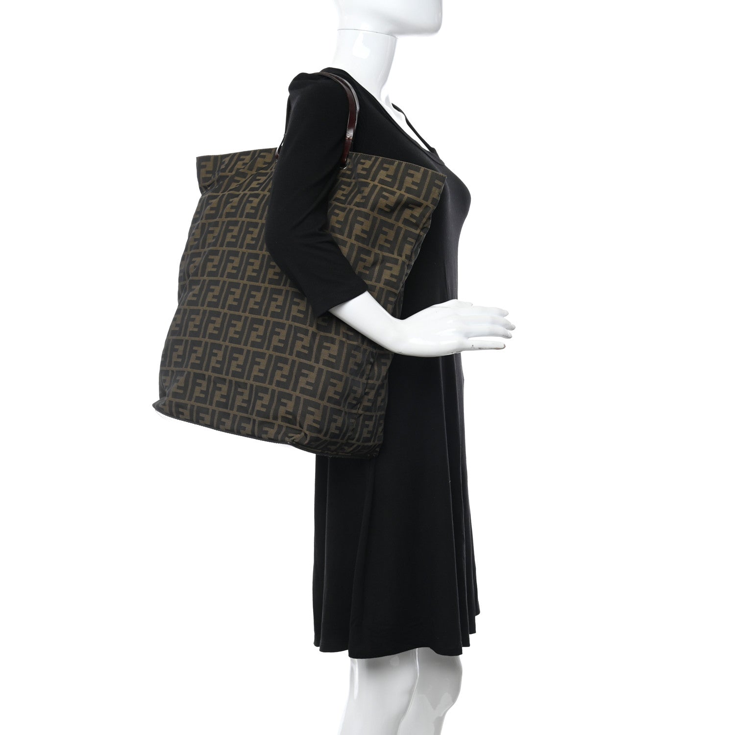 Fendi Zucca Shopping Tote Tobacco 2 of 11