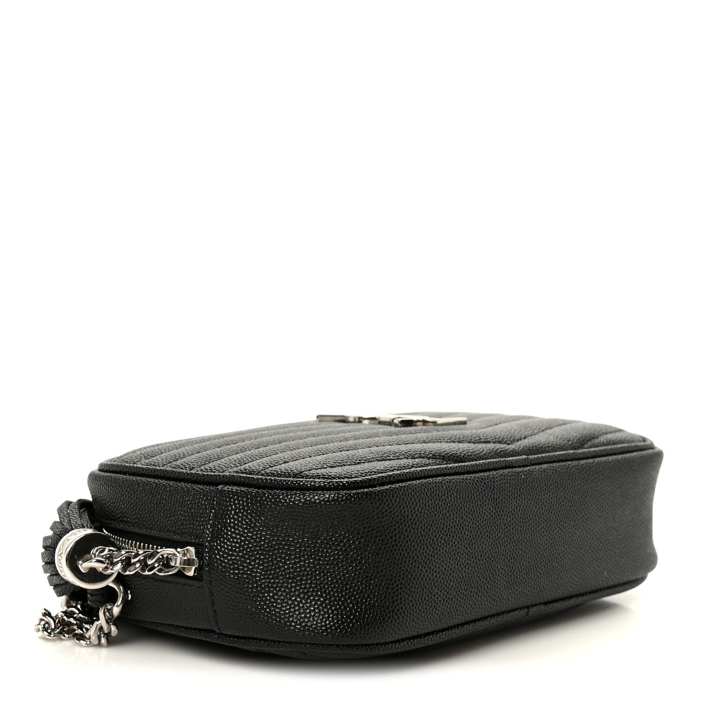Grain De Poudre Matelasse Monogram Mini Lou Camera Bag Black