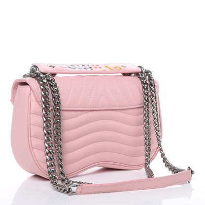 Louis Vuitton Calfskin New Wave Chain MM Smoothie Pink 3 of 9