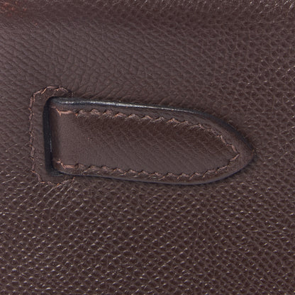 Hermes Epsom Kelly Sellier 32 Chocolate 11 of 33