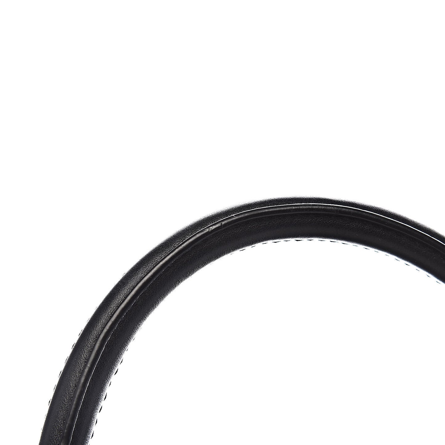 Calfskin Whipstitch Large Pandora Black