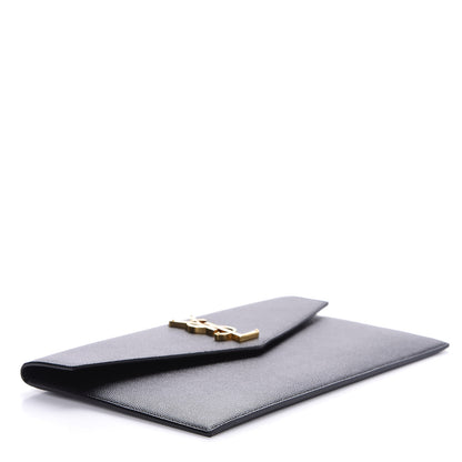 Saint Laurent Grain De Poudre Uptown Pouch Black 4 of 11