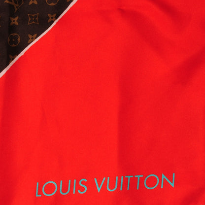 Louis Vuitton Silk Monogram Keepall Scarf 3 of 5