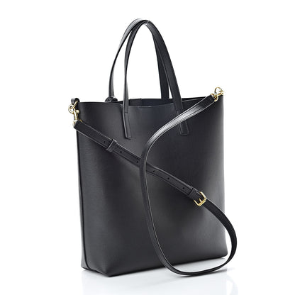 Saint Laurent Calfskin Toy Shopping Tote Black 3 of 10