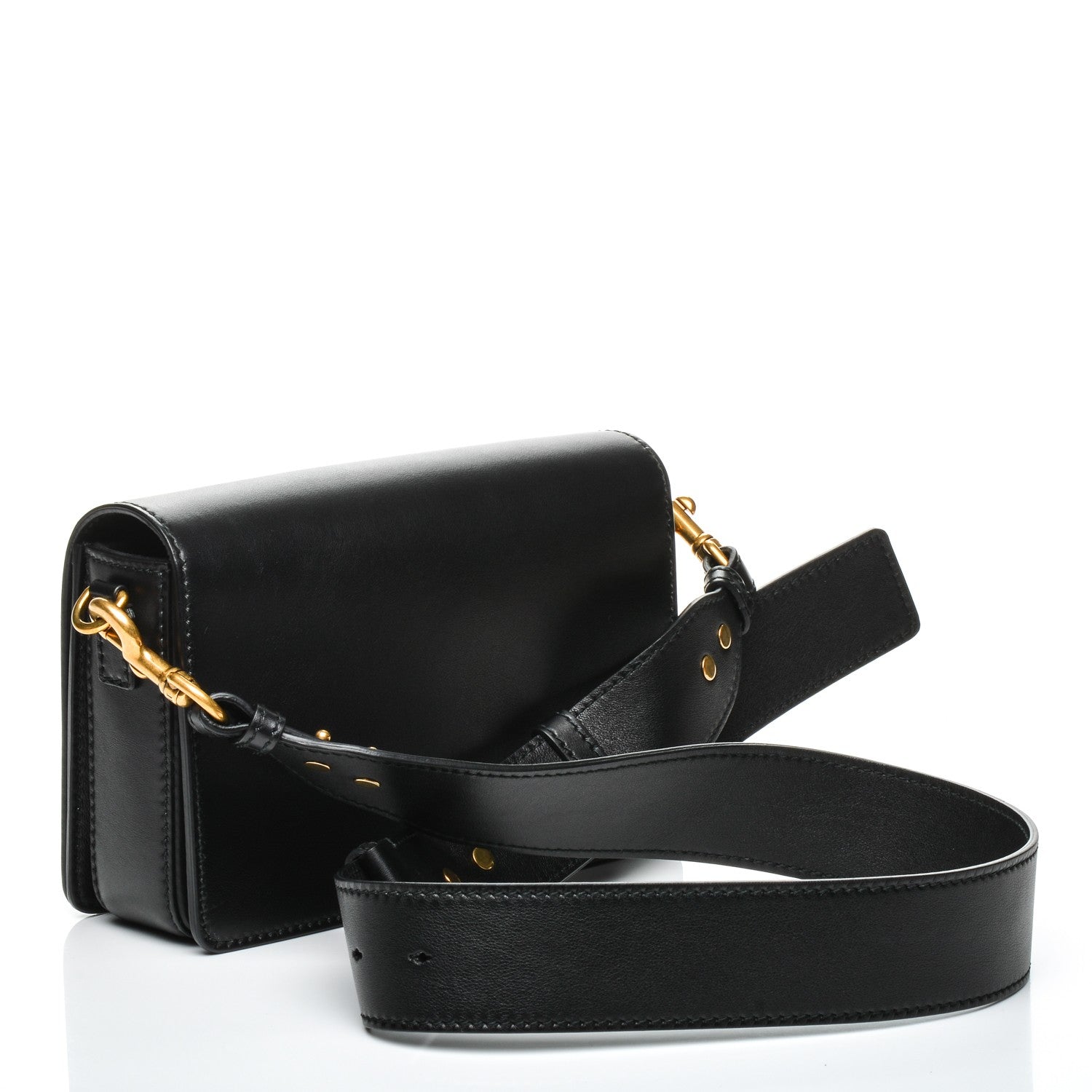 Christian Dior Smooth Calfskin Dio(r)evolution Flap Bag Black 3 of 7