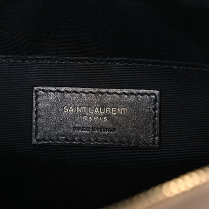 Saint Laurent Calfskin Matelasse Monogram Lou Camera Bag Dark Beige 6 of 11