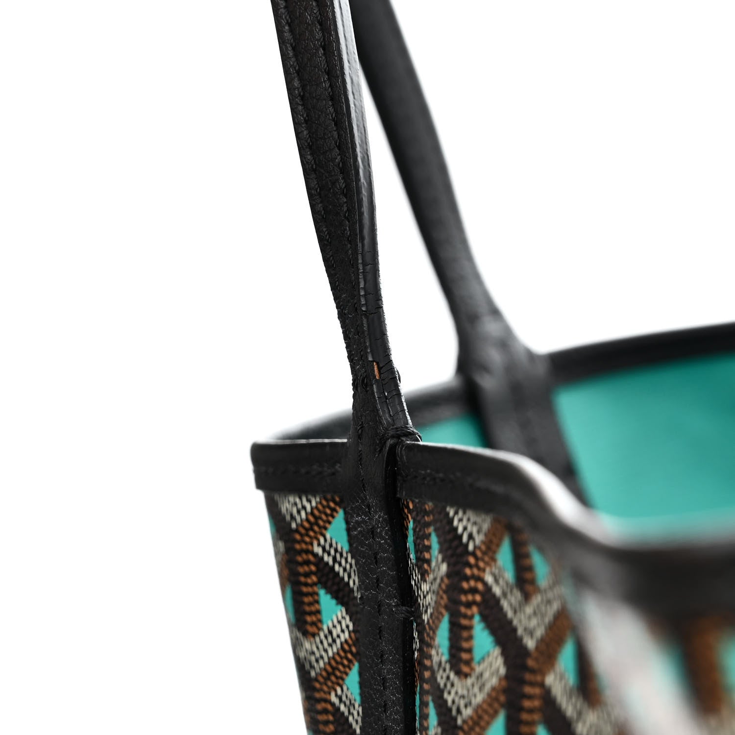 Goyard Goyardine Saint Louis Claire Voie PM Black Blue 14 of 15