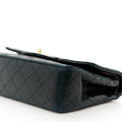 Chanel Lambskin Quilted Small Double Flap Black 12 of 13