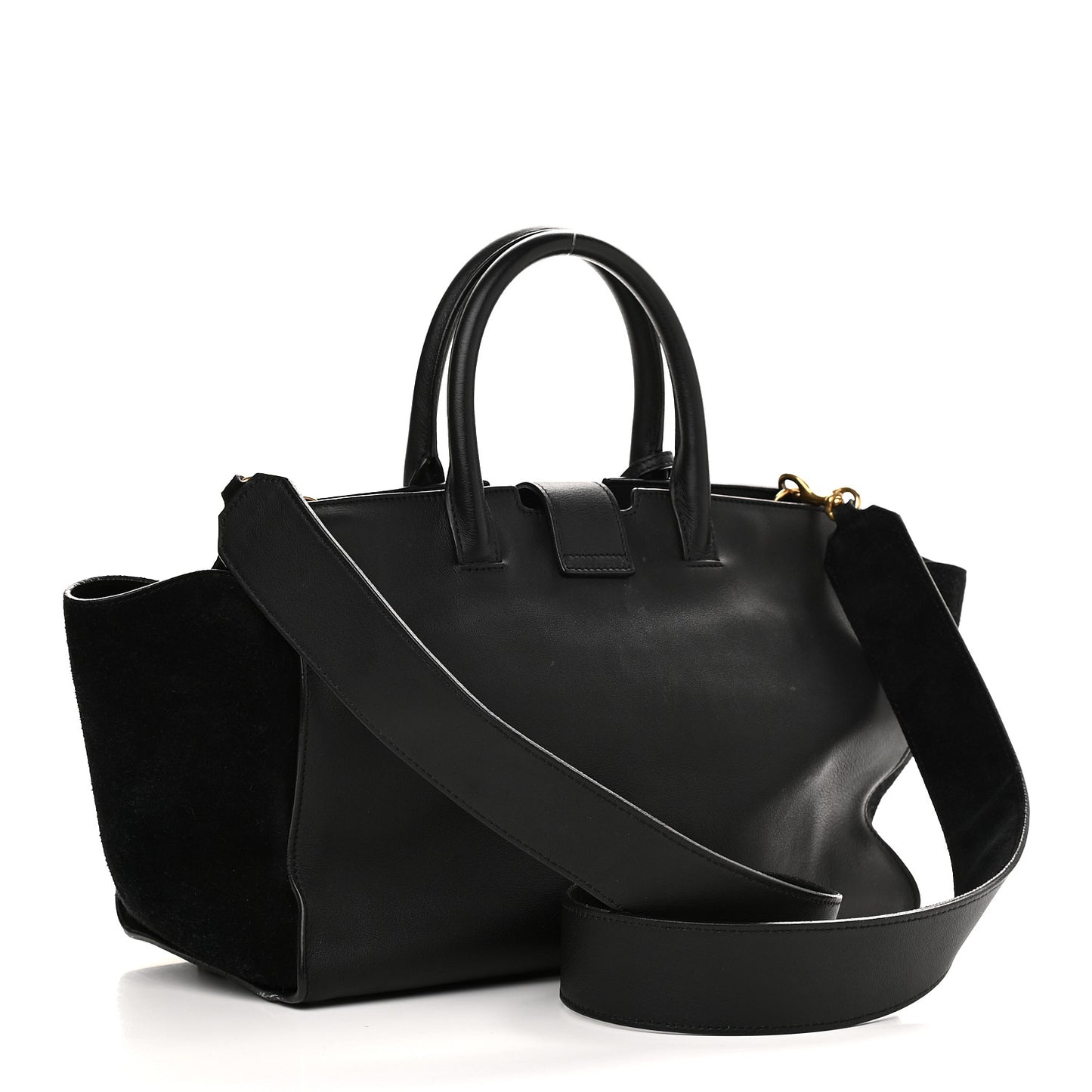 Calfskin Small Monogram Downtown Cabas Black