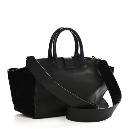 Saint Laurent Calfskin Small Monogram Downtown Cabas Black 3 of 13