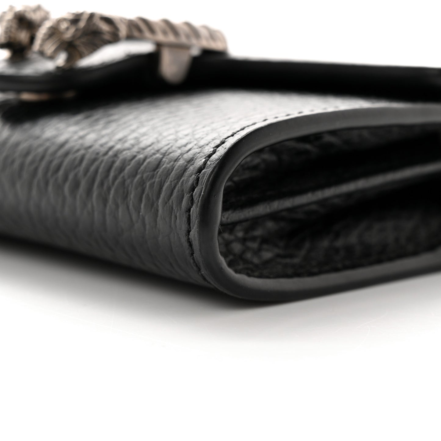 Calfskin Dionysus Coin Purse Black