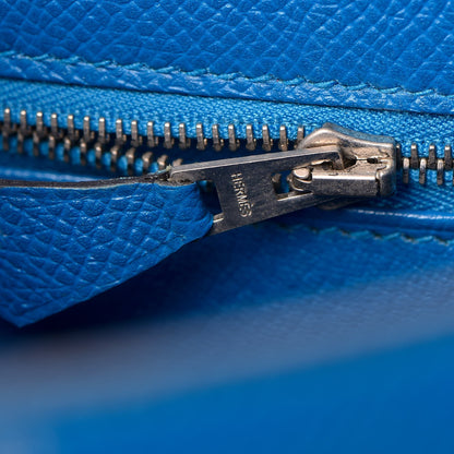 Hermes Epsom Kelly Sellier 25 Bleu Zanzibar 13 of 37