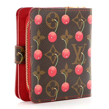 Louis Vuitton Monogram Cerises Compact Zippe Wallet 3 of 7