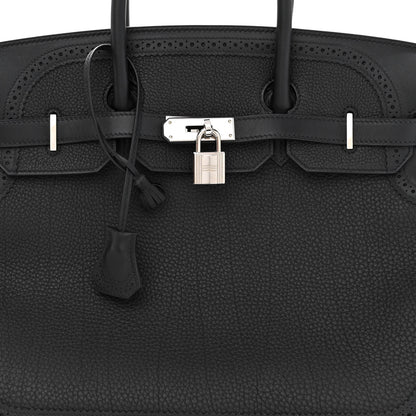 Hermes Togo Swift Ghillies Birkin 35 Black 8 of 10