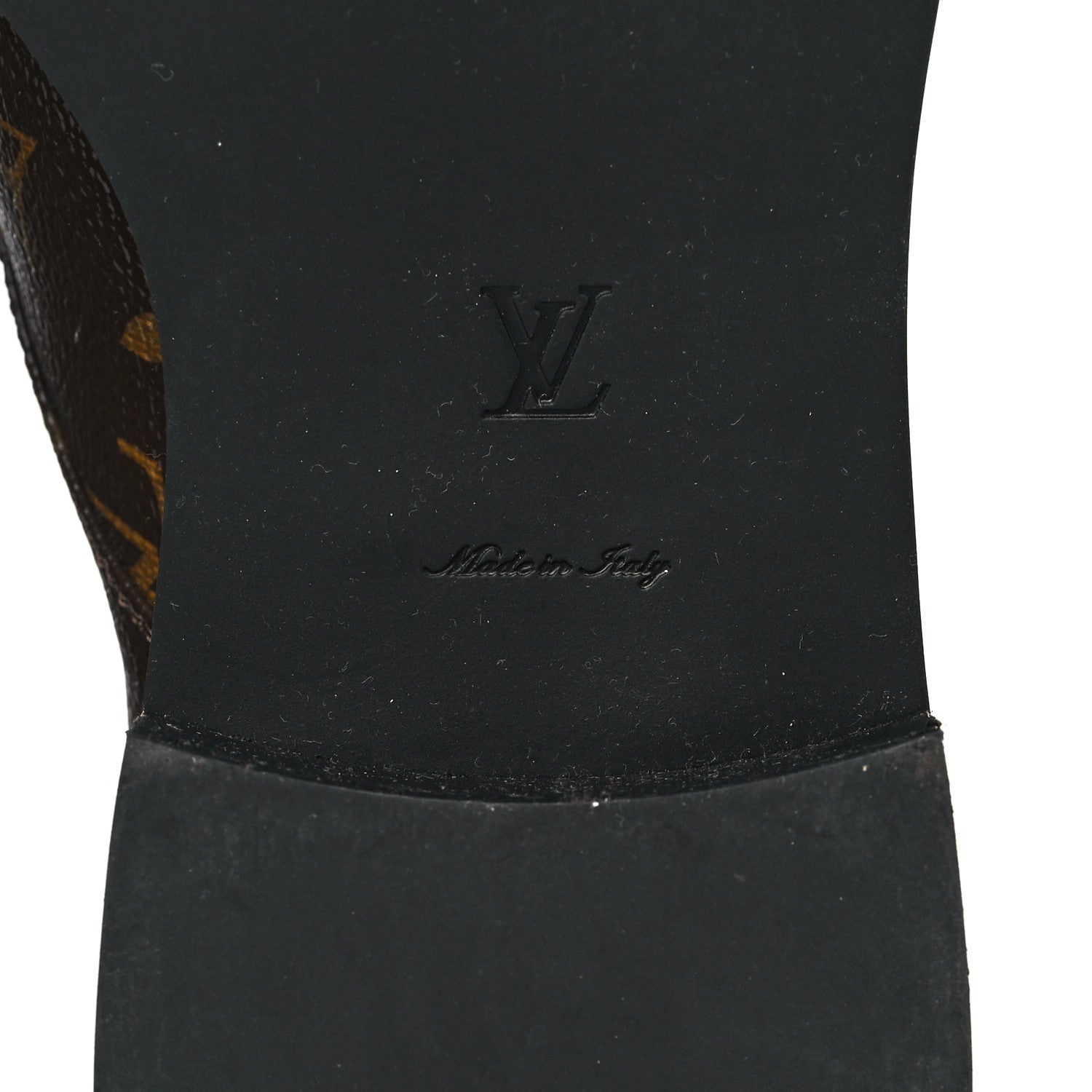 Louis Vuitton Calfskin Monogram Wonderland Flat Ranger Boots 40 Black 6 of 7