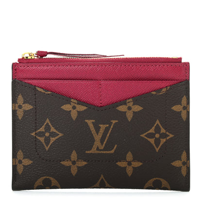 Louis Vuitton Monogram Zipped Card Holder Fuchsia 1 of 8
