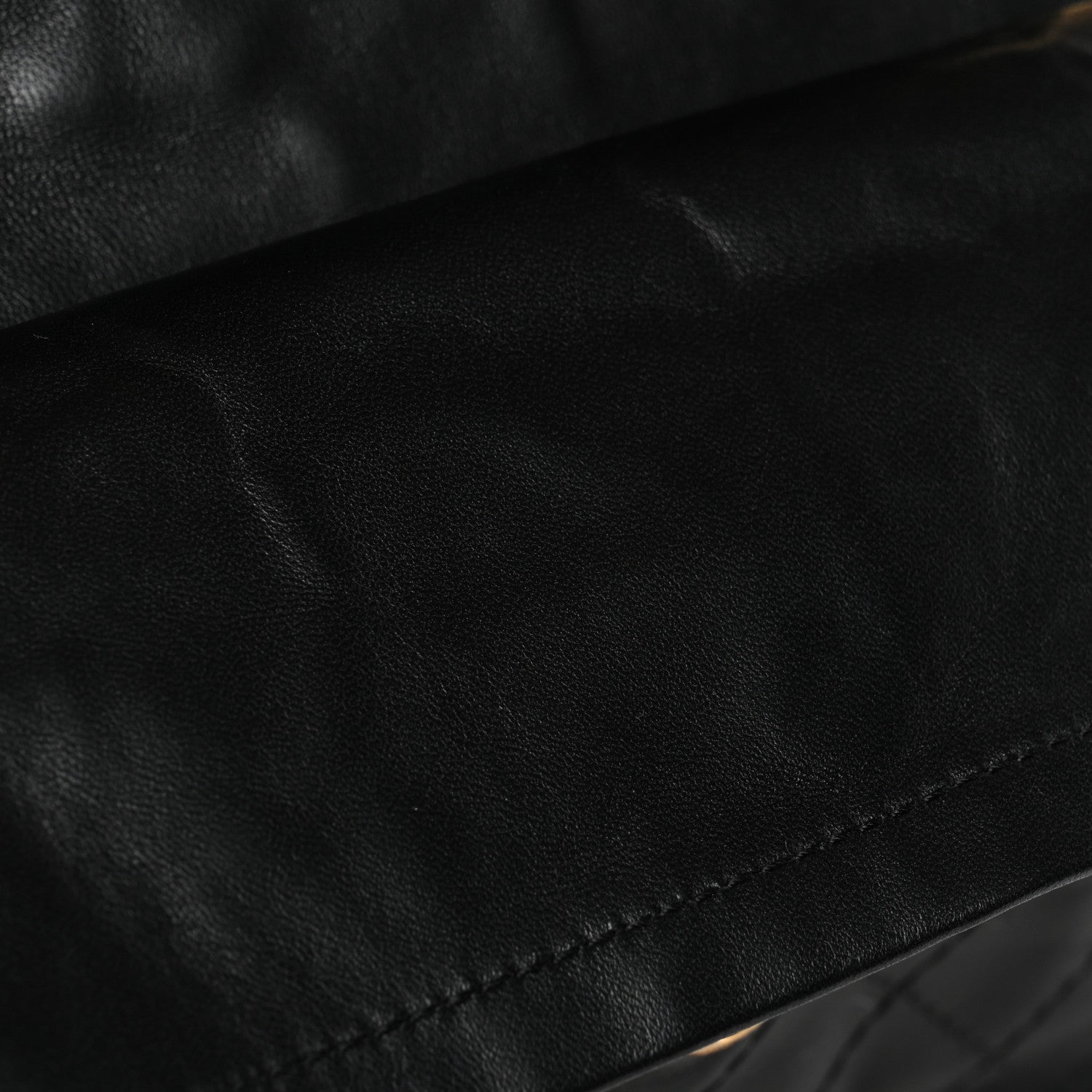 Chanel Lambskin Quilted Crush 2.55 Reissue 225 Flap Black 11 of 14