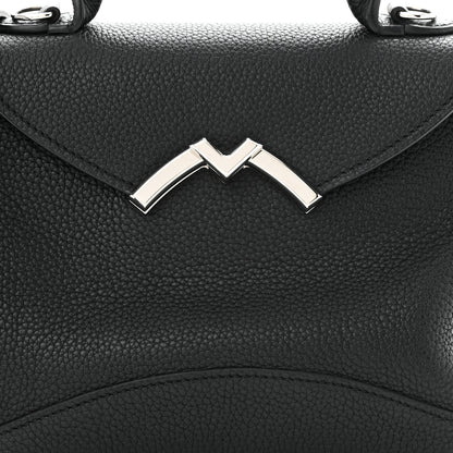 Moynat Taurillon Blush Calfskin Gabby BB Black 7 of 10