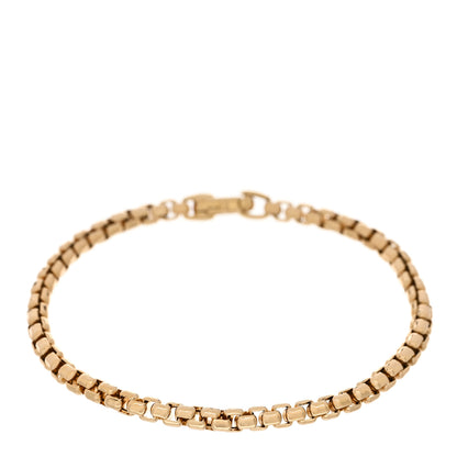 David Yurman 18K Yellow Gold 3.4mm Box Chain Bracelet 1 of 4