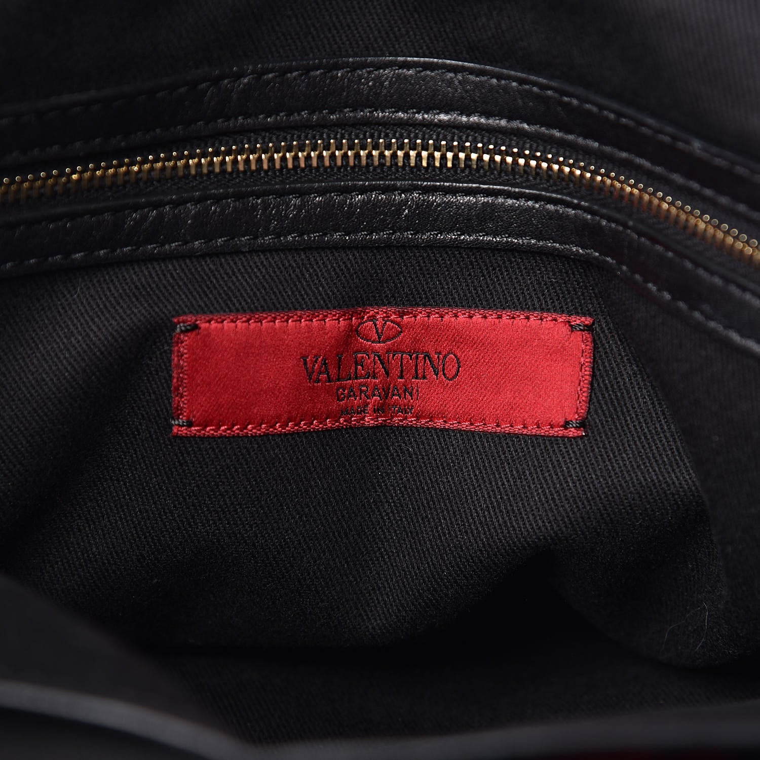 Valentino Garavani Vitello Rockstud Dome Satchel Black 6 of 18
