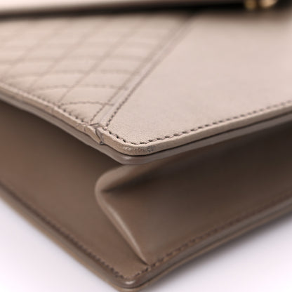 Saint Laurent Lambskin Quilted Monogram Gaby Chain Bag Taupe 8 of 12