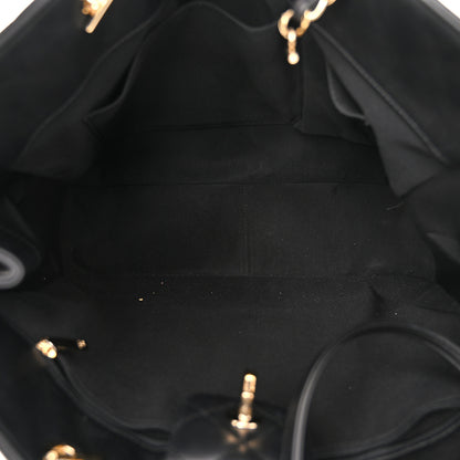 Chanel Calfskin Quilted Large Classic Shopping Tote Black 5 of 12