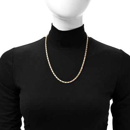 David Yurman 18K Yellow Gold Fluted Chain Necklace 22" 2 of 5