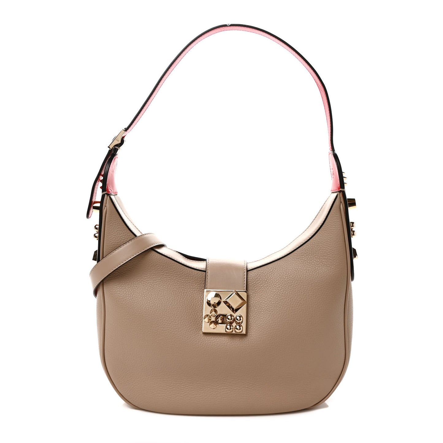 Grained Calfskin Carasky Shoulder Bag Feve