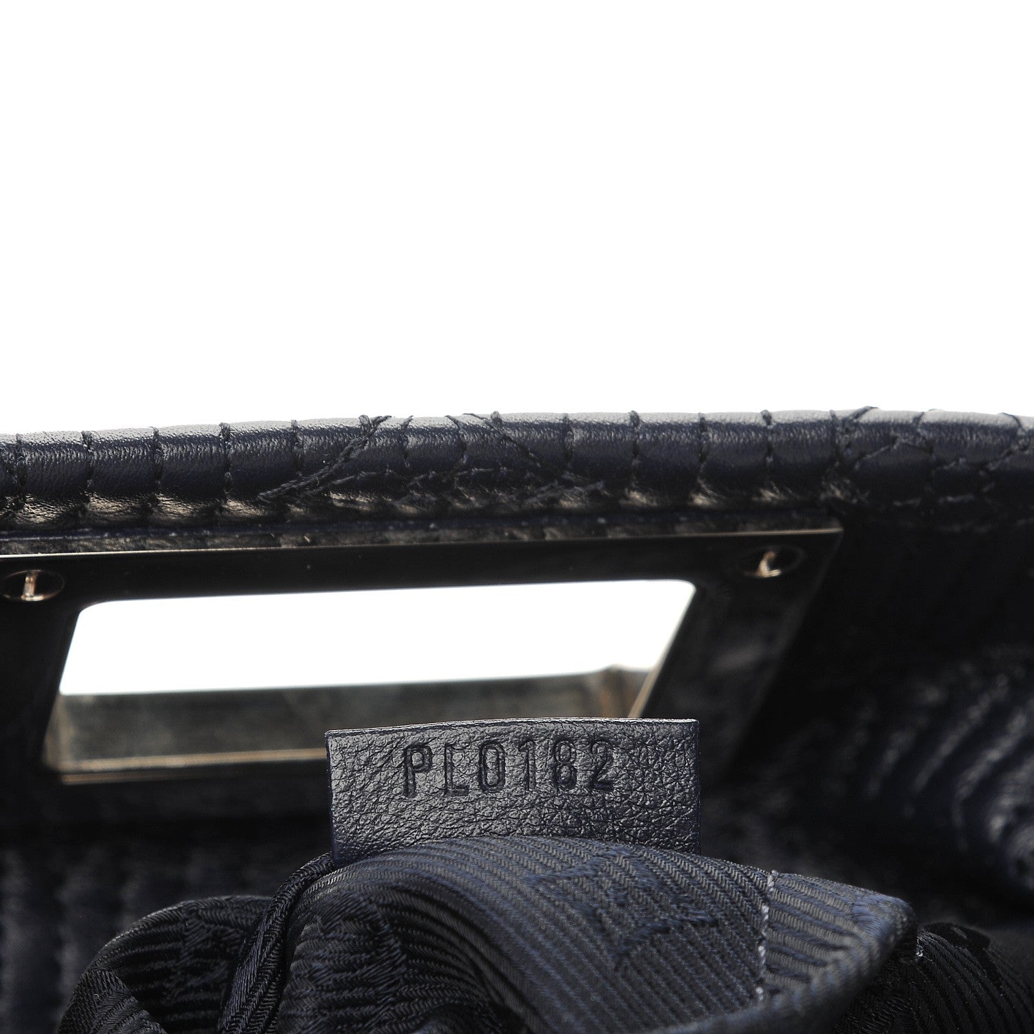 Louis Vuitton Calfskin Quilted Monogram Altair Clutch Navy 7 of 8