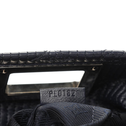 Louis Vuitton Calfskin Quilted Monogram Altair Clutch Navy 7 of 8