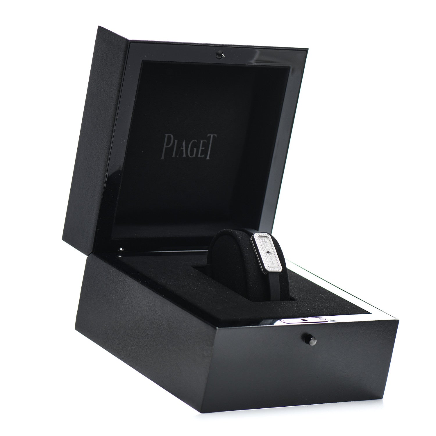 Piaget 18K White Gold Satin Diamond 15mm Limelight Quartz Watch 5 of 5