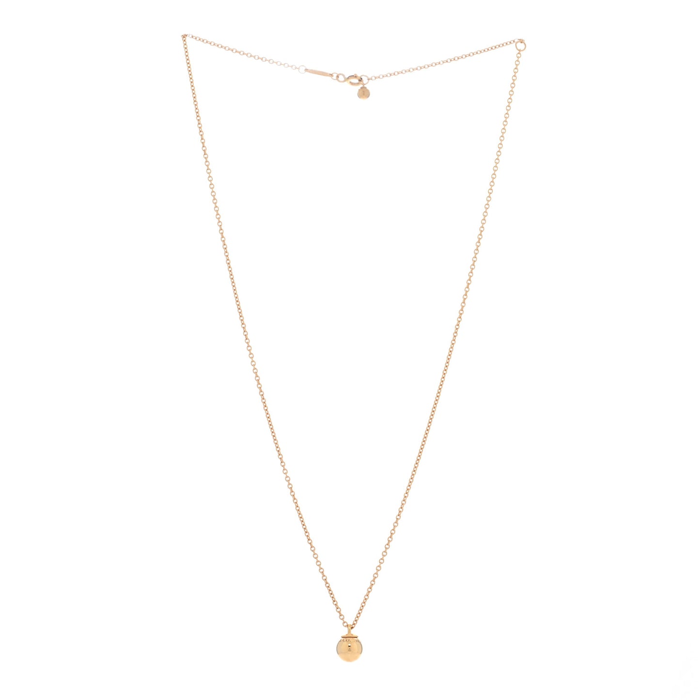 18K Rose Gold 8mm HardWear Ball Pendant Necklace