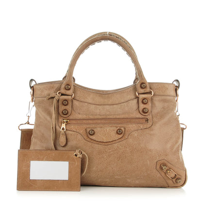 Balenciaga Agneau Giant 12 Rose Gold Hardware Town Seigle 1 of 8