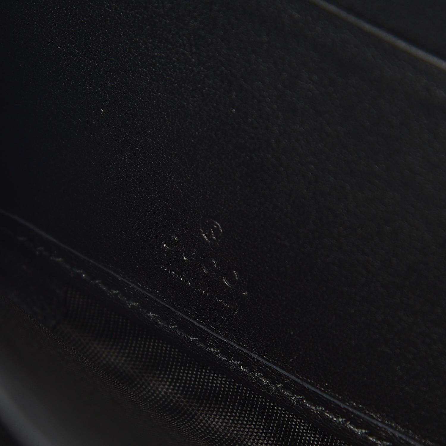 Gucci Calfskin Matelasse Pearly GG Marmont Zip Around Wallet Black 7 of 8