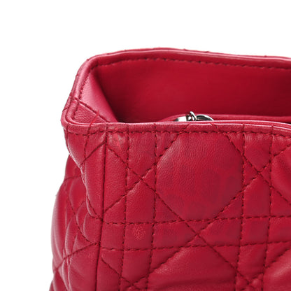 Christian Dior Lambskin Cannage Large Lady Dior Pink 12 of 14