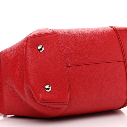 Louis Vuitton Veau Cachemire Soft Lockit MM Rubis 9 of 10