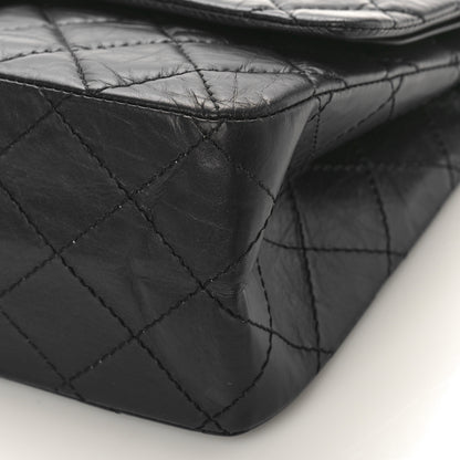 Chanel Aged Calfskin Quilted 2.55 Reissue 227 Flap Navy Blue 9 of 10