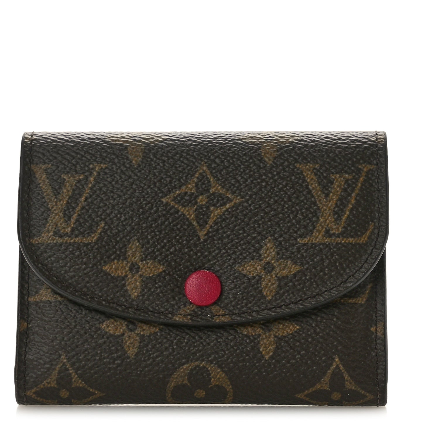 Monogram Rosalie Coin Purse Fuchsia
