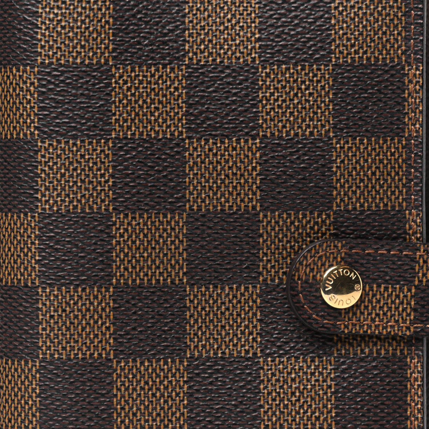 Louis Vuitton Damier Ebene Small Ring Agenda Cover 7 of 7