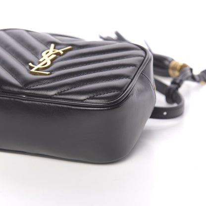 Saint Laurent Calfskin Matelasse Monogram Lou Belt Bag Black 9 of 9