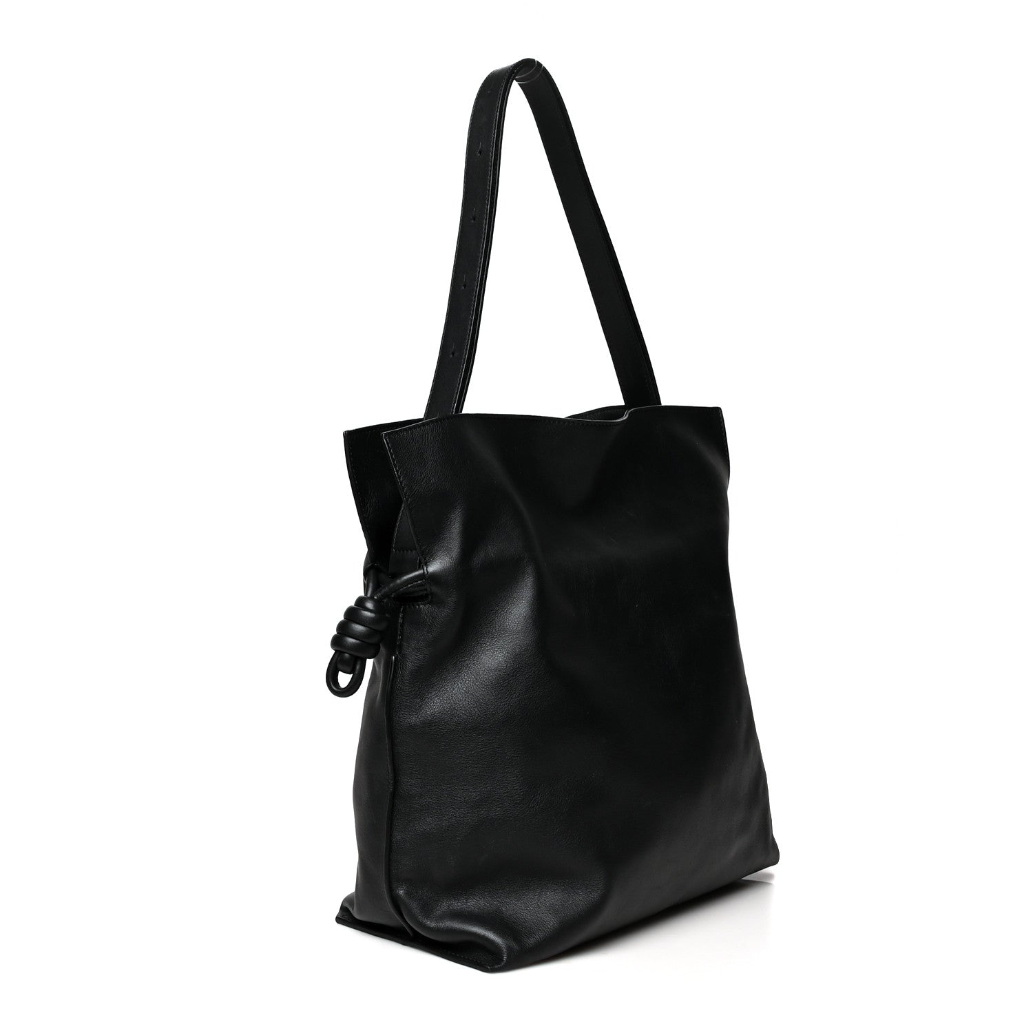 Loewe Calfskin Large Flamenco Knot Bag Black 3 of 9