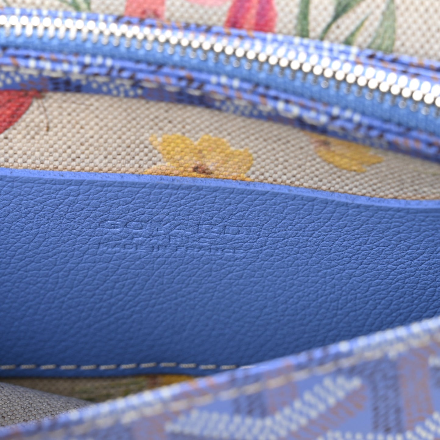 Goyardine Le Jardin Plumet Wallet Clutch Iris