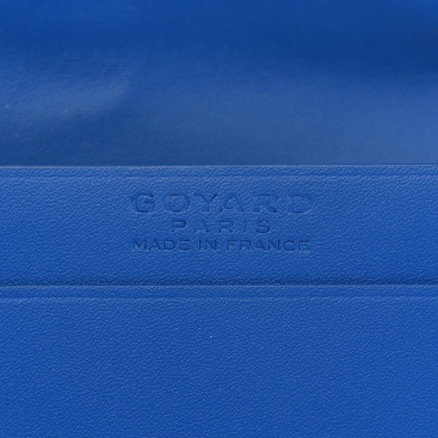 Goyardine Business Card Holder Sky Blue