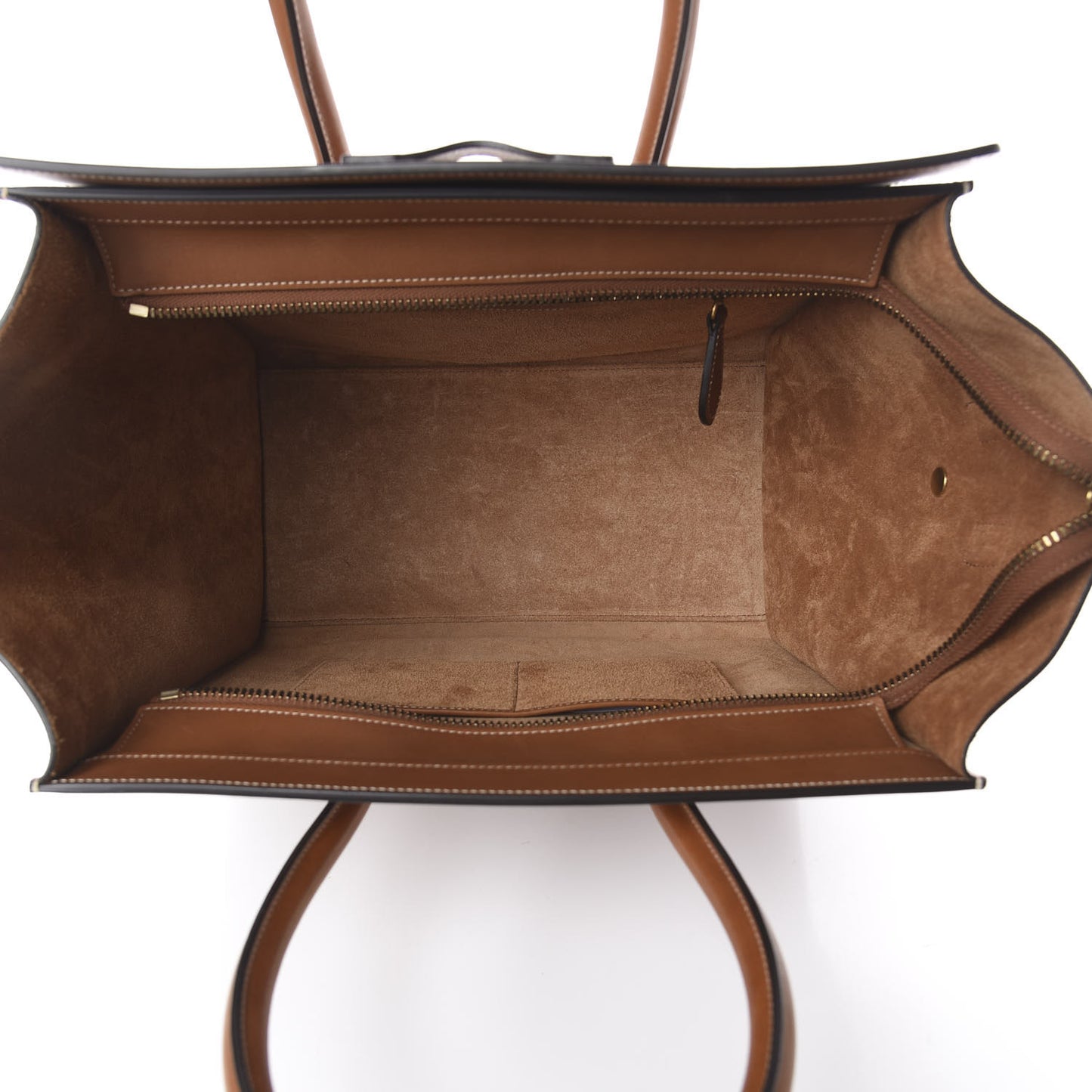 Natural Calfskin Mini Luggage Tan
