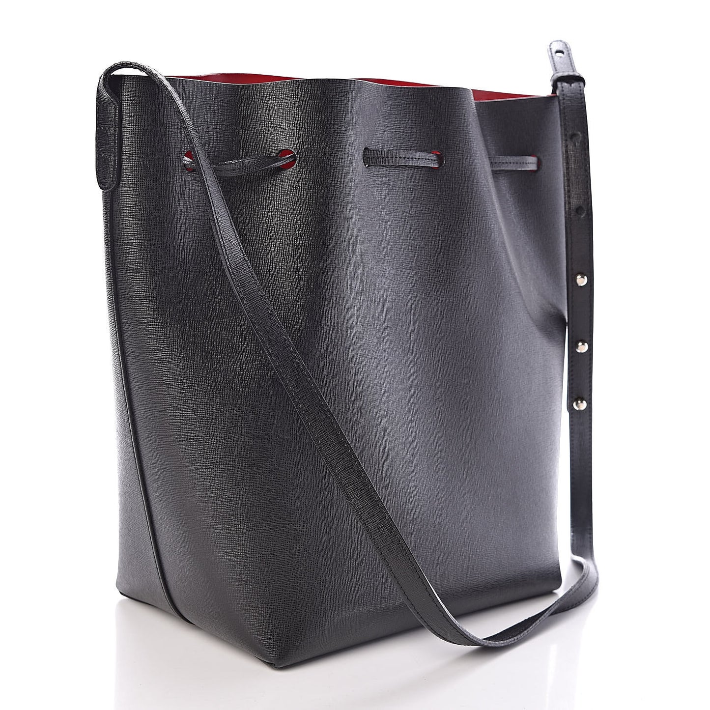 Saffiano Bucket Bag Black Flamma