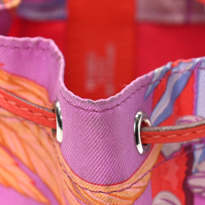 Hermes Silk Swift Flamingo Party Soie Cool Small Capucine 9 of 9