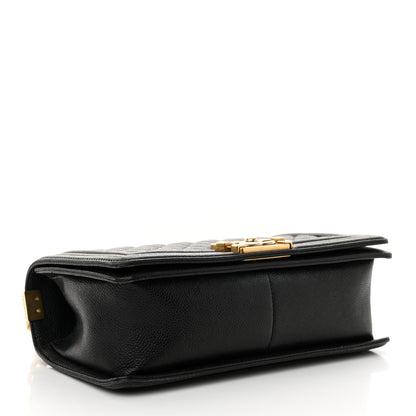 Chanel Caviar Quilted Medium Boy Flap Black 4 of 14