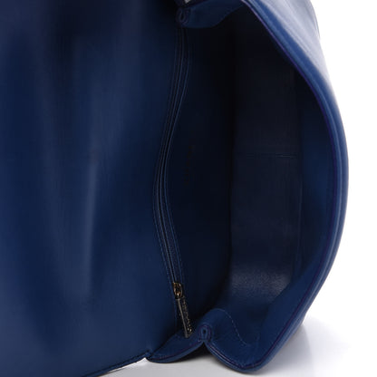 Chanel Lambskin Small Carry Chic Flap Blue 5 of 11