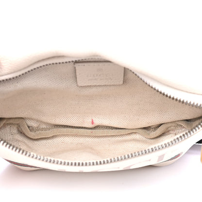 Gucci Grained Calfskin Small Logo Belt Bag White 4 of 5