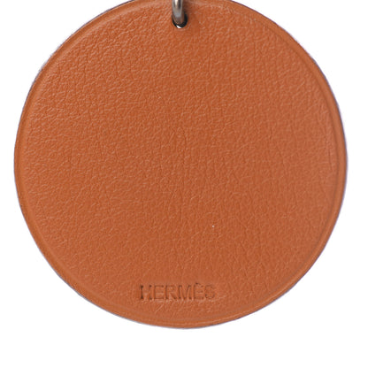 Hermes Tadelakt Tiger Key Chain Bag Charm Potiron 4 of 4